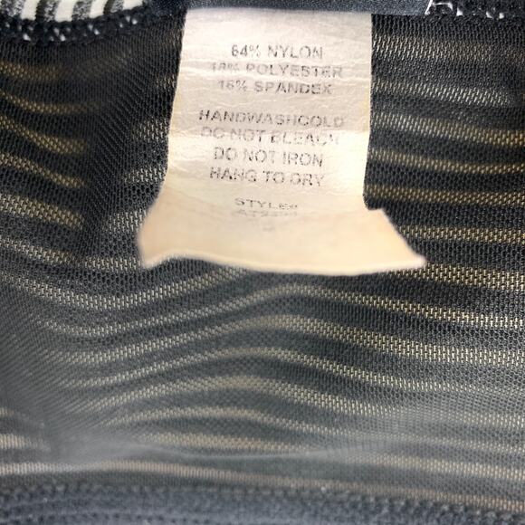 No Rest For Bridget Bralette Women's Approx Sz S Stripes Scoop Neck Multi Strap - Picture 6 of 6